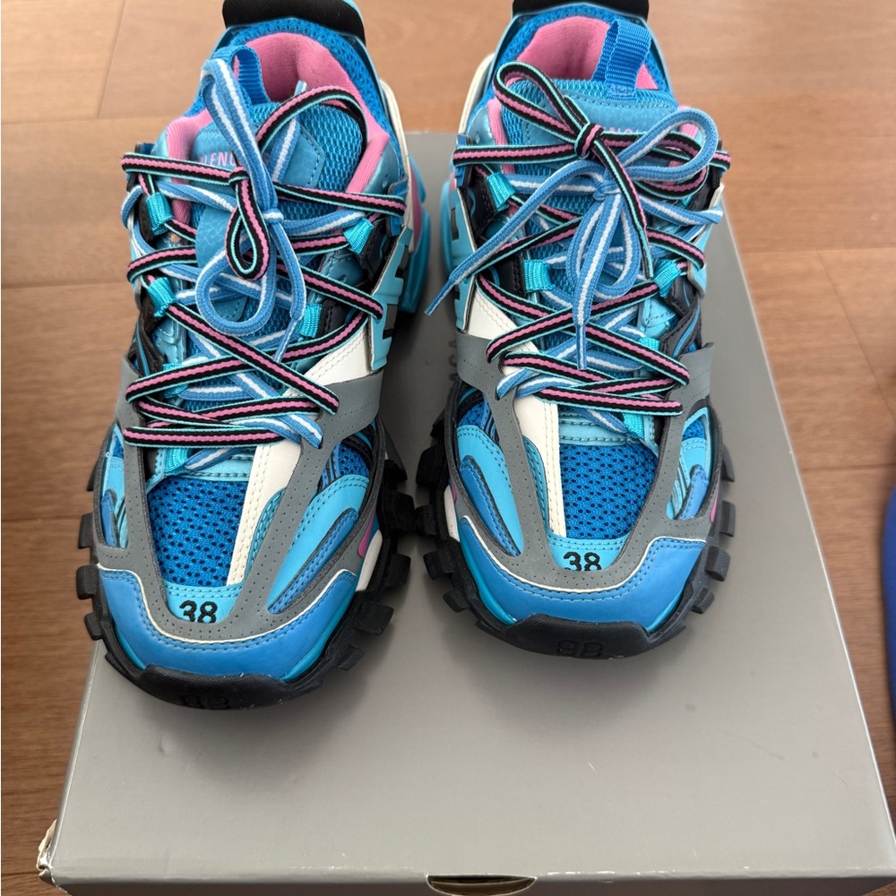 Balenciaga Multicolor Track Sneakers - Picture 4 of 11